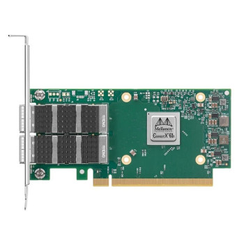 HHHL 100Gb QSFP56 2 port NVIDIA MELLANOX MCX653106AN-CDAT CX6 DX EN 